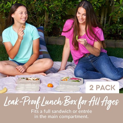 Bentgo Fresh Leakproof Bento Lunch Box 2pk - Dune & Moondust: BPA-Free Containers