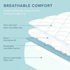 Twin XL Quilted Mattress Pad - Soft, Washable, Fitted Cover - Up To 15 Deep - 2 of 4