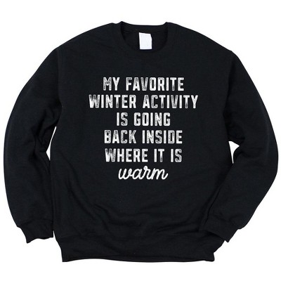 Simply Sage Market Women's Graphic Sweatshirt My Favorite Winter Activity