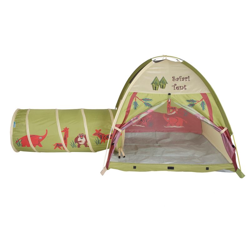 Pacific Play Tents Kids Jungle Safari Play Tent And Tunnel Set Combo 4' x 4', 2 of 17