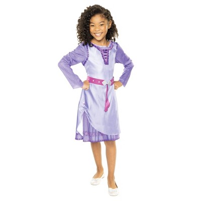 Disney Wish Asha's Purple Adventure Dress for Girls