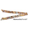 Unique Bargains Women's Geometric Scarf Headband Yellow Coffee Color 1 Pc - 4 of 4