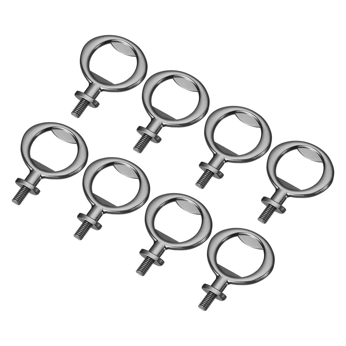 Unique Bargains Zinc Alloy Screw Flat Beer Soda Bottle Opener for Home Party 8 Pcs