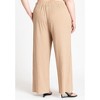 ELOQUII Women's Plus Size Textured Wide Leg Pant - 3 of 4