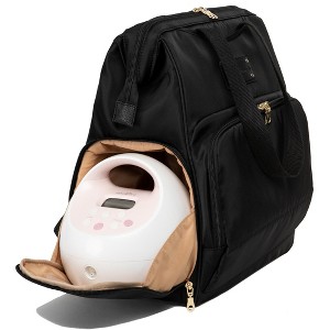 Norah Breast Pump Backpack – Pumping Bag with Insulated Milk Storage, Laptop Sleeve & Wide-Open Frame – by Sarah Wells - 1 of 4