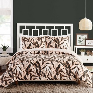 3pc Leaves Duvet Set - Teresa Chan for Makers Collective - 1 of 4