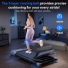 SupeRun Treadmills 15.35*35.43 inches Belt 2 in 1 1.5 Horsepower under desk pad for home and office - 3 of 4