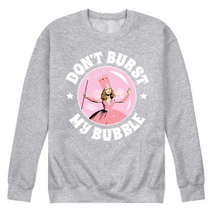Men's - Wizard of Oz - Don't Burst My Bubble Graphic Fleece Sweatshirt - 1 of 4