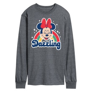 Men's - Disney - Dazzling Minnie Long Sleeve Graphic T-Shirt - 1 of 4