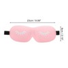 Unique Bargains Eyelash Pattern 3D Eye Mask 1 Pc - 2 of 4
