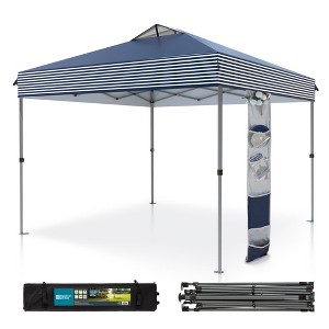 Captiva Designs 10’x10’ Instant Pop Up Canopy Tent – One-Push Setup with Vented Roof, Includes Storage Bag and Accessories - 1 of 4