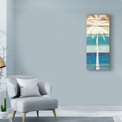 Michael Mullan Tropical Paradise Canvas Print with Floater Frame
