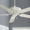 54" Minka Aire Modern Indoor Outdoor Ceiling Fan White Stainless Steel Wet Rated for Patio Exterior House Home Porch Gazebo Garage - 2 of 4
