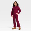 Girls' Ribbed Flare Pants - Cat & Jack ™ - 3 of 3