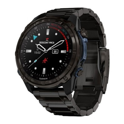 Garmin Descent Mk3i Watch Style-Dive Computer, 51mm, Carbon Gray DLC Titanium