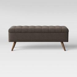 Brooklyn Hall Tree Bench - Dark Brown - Aiden Lane : Target