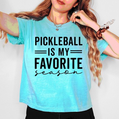 Simply Sage Market Pickleball Is My Favorite Season Boxy Crop Top