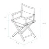 Director's Chair Canvas Flora Home - 4 of 4