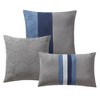7pc Winston Blue Faux Suede Comforter Set By Sweet Home Collection® - 4 of 4