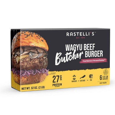 Rastelli's Wagyu Beef Butcher Burger - 2lbs/6ct