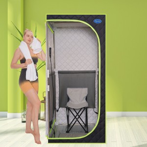 LOVMOR Portable Gothic Roof Plus Type Full Size Steam Sauna tent with Foldable Chair, Remote Control, Spa, Therapy & Relaxation at home - 1 of 4