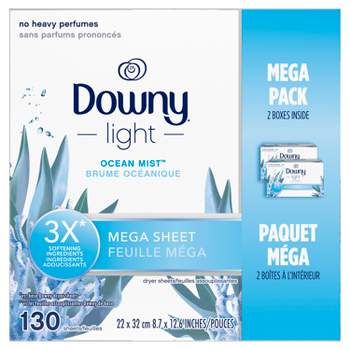 Downy Dryer Sheets - Ocean Mist - 130ct