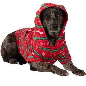 Pet Pjs - Nordic Christmas Pet Pjs Fleece Hoodie Sweaters