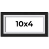PosterPalooza | Panoramic Flat Silver Picture Frame - UV Acrylic, Foam Board Backing, Hanging Hardware - 2 of 4