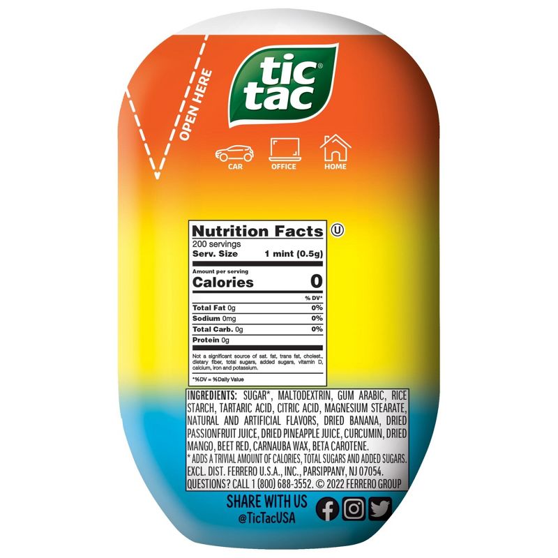Tic Tac Tropical Adventure 200ct Bottle Pack - 3.4oz, 3 of 9