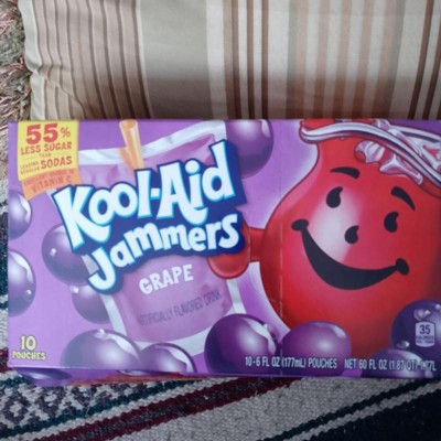 Kool-aid Jammers Grape Juice Drinks - 10pk/6 Fl Oz Pouches : Target