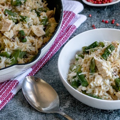Let's Dish! Frozen Risotto with Chicken and Asparagus - 24.75oz