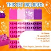 Strictly Briks Large Building Blocks For Kids and Toddlers - Pink, Magenta, Lavender and Purple - 84 Pieces - 3 of 4