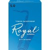 Rico Royal Tenor Saxophone Reeds, Box of 10 Strength 5 - 2 of 2