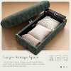 NicBex Oversized Faux Rabbit Fur Sofa Bed with Storage Ottoman & Cup Holders,Upholstered Sleeper Chair for Living Room,Bedroom - 4 of 4
