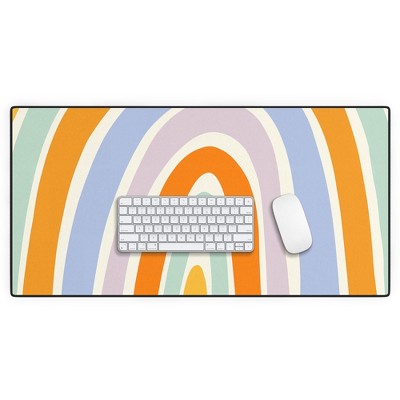 Lane and Lucia Mod Rainbow Desk Mat - Deny Designs