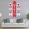 Big Dot of Happiness Happy Heartiversary - Hanging Vertical Paper Door Banners - CHD Awareness Wall Decoration Kit - Indoor Door Decor - 2 of 4