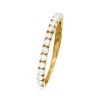 Pure Collection by Ross-Simons 1.5-2mm Cultured Pearl Ring in 14kt Yellow Gold - 2 of 4
