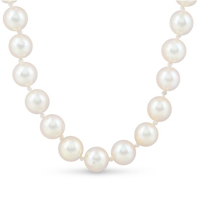 Pompeii3 16" 14K Yellow Gold Freshwater Cultured Pearl Necklace 5-5.5mm