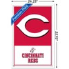 Trends International MLB Cincinnati Reds - Logo 22 Framed Wall Poster Prints - 3 of 4