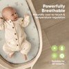 KeaBabies Bassinet Sheet for Baby Girls, Boys, 2-Pack Isla Fitted Bassinet Sheets, Bassinet Mattress Sheets - 4 of 4
