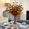 Attop 4 Pcs Artificial Fall Eucalyptus Leaves Greenery Stems Plants for Home Decorations, 26.7" - 3 of 4