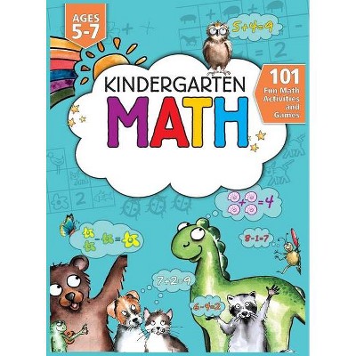 Kindergarten Math Workbook - (Homeschool Activity Books) by  Jennifer L Trace (Hardcover)