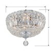 Crystorama Lighting Roslyn 4 - Light Flush Mount in  Polished Chrome - 4 of 4