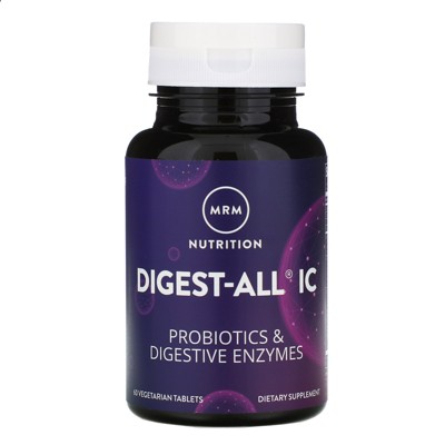 MRM Digest-All IC, 60 Vegetarian Tablets, Dietary Supplements