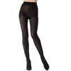 Memoi Women's Glen Plaid Opaque Cotton Tights - 2 of 4