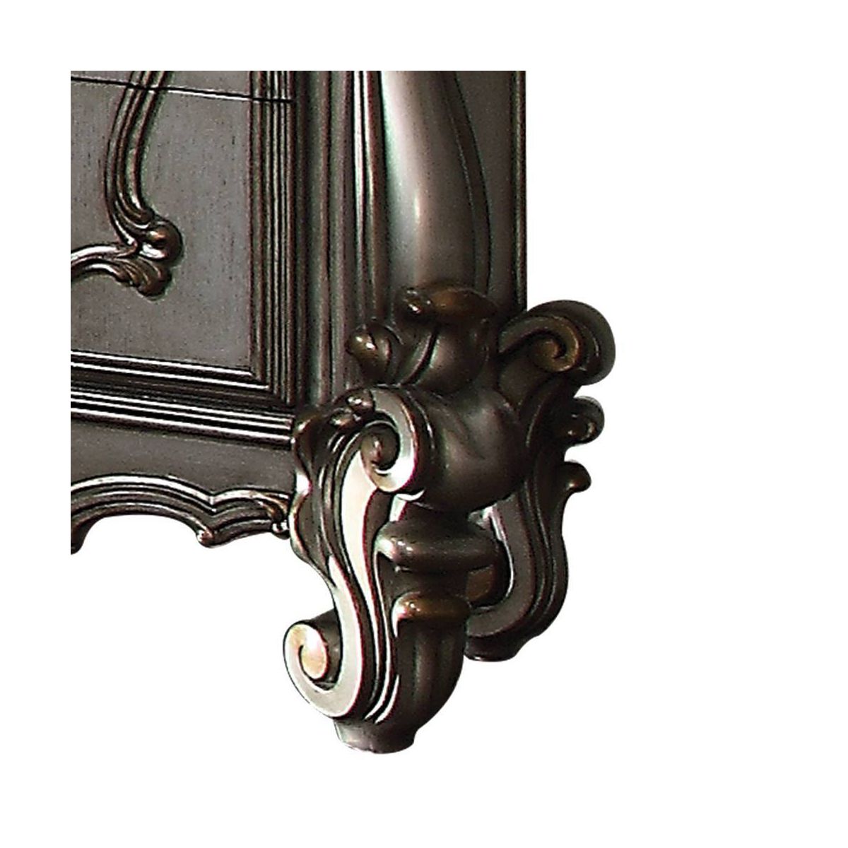 Acme Furniture Versailles Nightstand Antique Platinum Finish - thumbnail 3