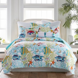 Beachwalk Quilt and Pillow Sham Set - Levtex Home - 1 of 4