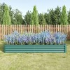 Lycvki 7.6x3.7x0.98ft Metal Raised Planter Garden Bed - 3 of 4