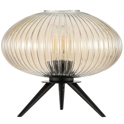 Coehlo 10.25" Table Lamp - Amber/ Black - Safavieh