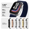 iTouch Air 5 Smartwatch Nylon Sport Strap - Silver/Navy - 2 of 4